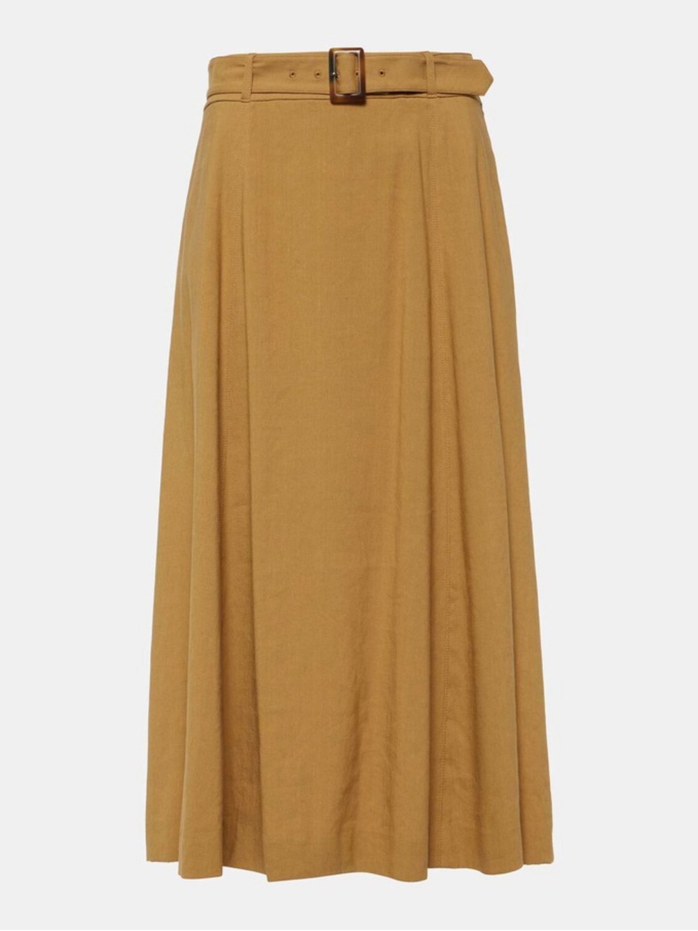 Veronica Beard Arwen linen-blend midi skirt